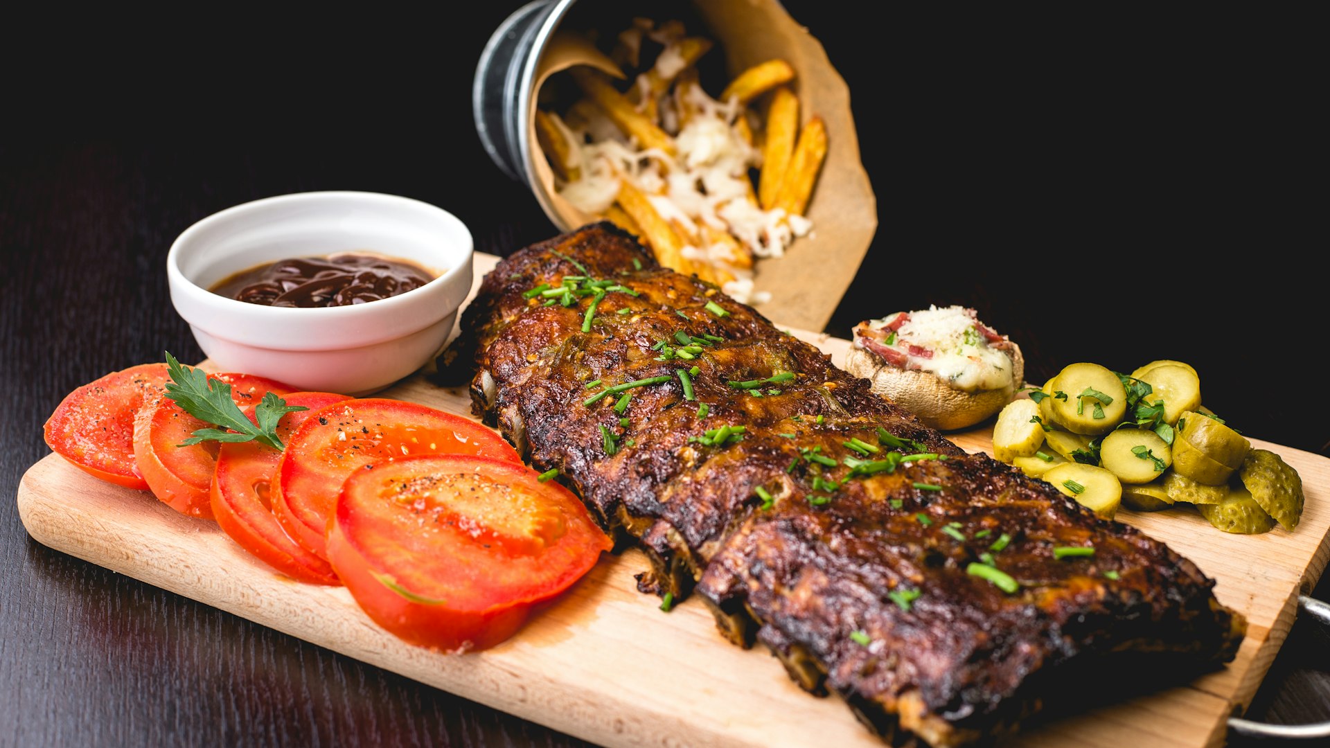 Restaurant appetizer platter analysis